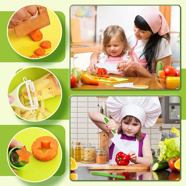 Kit Culinário Montessori Zatty Kids + OFERTA E-Book: Pequenos Chefs: 20 Receitas Culinárias para Crianças
