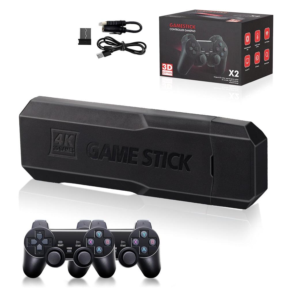 Game Stick Retro 4K com 2 Controles - Zatty Kids