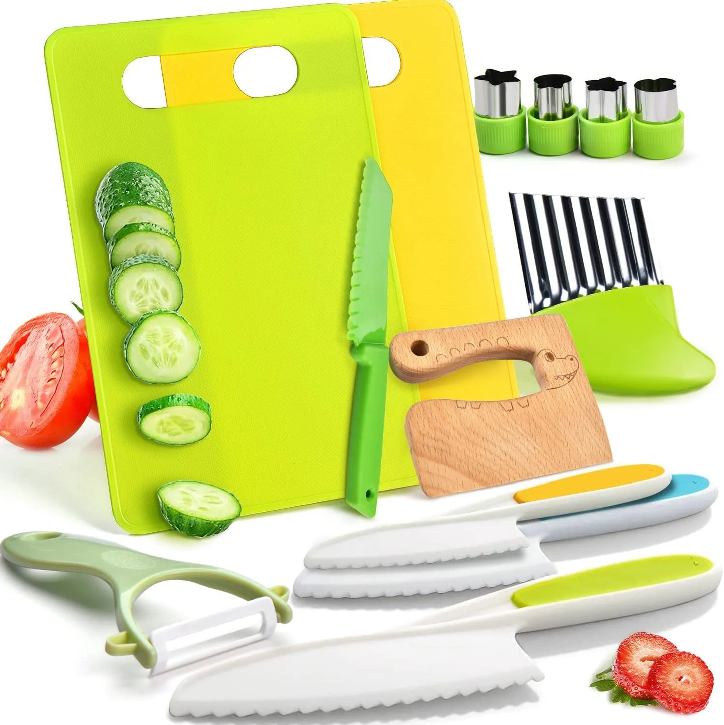 Kit Culinário Montessori Zatty Kids + OFERTA E-Book: Pequenos Chefs: 20 Receitas Culinárias para Crianças