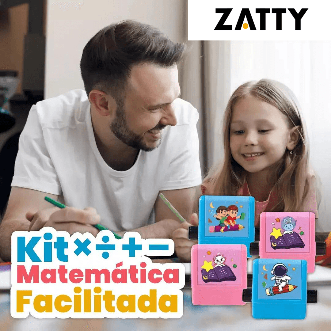 Kit Matemática Facilitada + Brinde Exclusivo - Zatty Kids