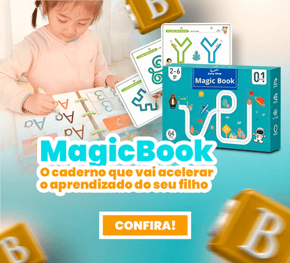 Magic Book - Livro Reutilizável Para Habilidades Motoras Finas (Oferta Especial!) - Zatty Kids