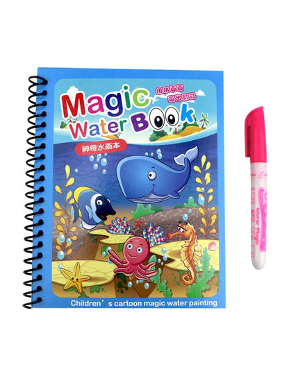 Magic Water - Caderno Mágico com Caneta de Água