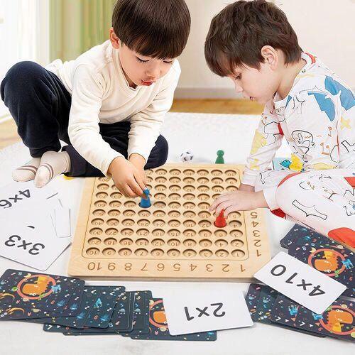 Tabuleiro Multiplicação & Adição - Brinquedo Educativo - Zatty Kids