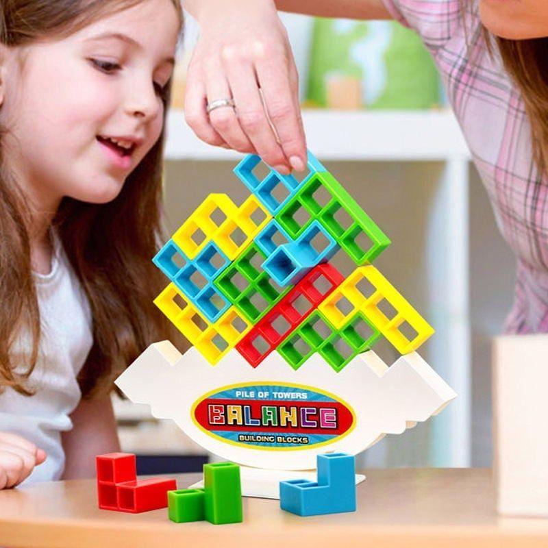 Tetris Tower® + 16 Blocos de Brinde - Zatty Kids - Zatty Kids