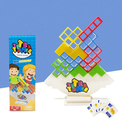 Tetris Tower® + 16 Blocos de Brinde - Zatty Kids - Zatty Kids