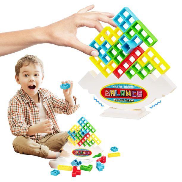 Tetris Tower® + 16 Blocos de Brinde - Zatty Kids - Zatty Kids